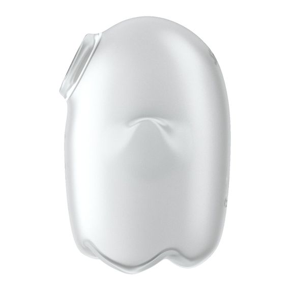 Вакуумный клиторальный стимулятор с вибрацией Satisfyer Glowing Ghost White, светится в темноте | Зображення 2