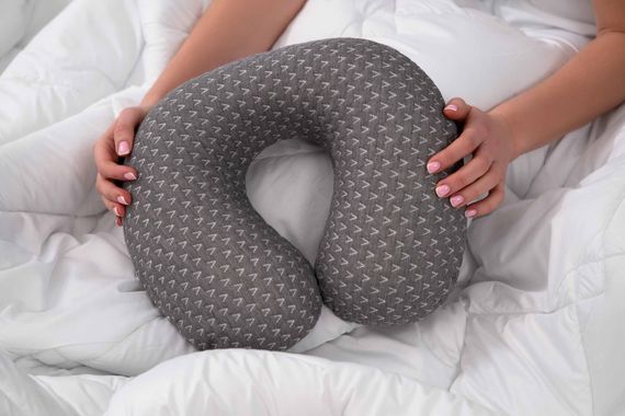 Подушка ортопедична Ardesto Sleepwell Travel, 34х29х10см, сірий (ART3429NEP) | Зображення 4