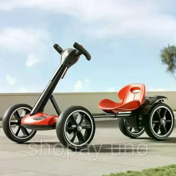 Детский электромобиль GO KART F1 с пультом и Bluetooth 390 Вт красный | Зображення 2