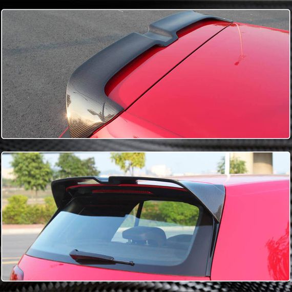 Спойлер V5 (для GTI/R HB, Карбон) для Volkswagen Golf 7/E-Golf 2012-2020 рр | Зображення 5