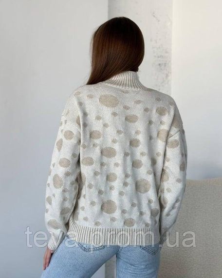Светр колір бежевий розміри S, M FI_009175 | Зображення 2