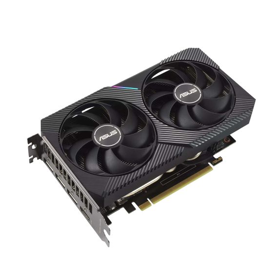 Видеокарта ASUS GeForce RTX 3060 12GB GDDR6 DUAL OC V2 DUAL-RTX3060-O12G-V2 90YV0GB2-M0NA10 | Зображення 4