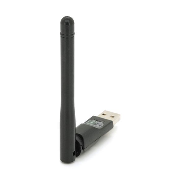 Бездротовий мережевий адаптер з антеною 10см Wi-Fi-USB LV / CL-UW07D - 8723DU, 802.11bgn, 150MB, 2.4 GHz, WIN7 / XP / Vista / 2K / | Зображення 3