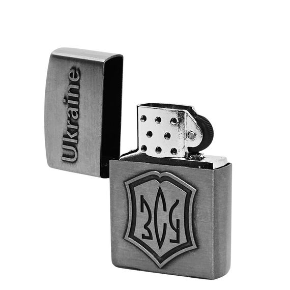 Металева Запальничка З Відкидною Кришкою Газова ЗСУ | Зображення 1