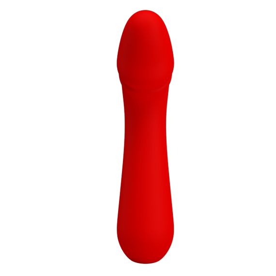 Вибратор для точки G Pretty Love Cetus красный, 15 х 3.5 см Sex Aura | Зображення 3