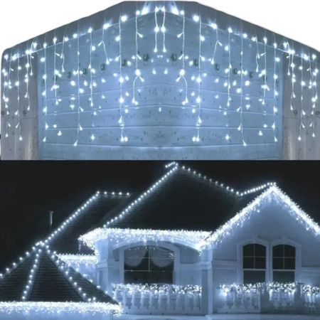 Гірлянда-штора LED 3x3м 300 Бурульки Біла XPRO (234560685_719) | Зображення 8