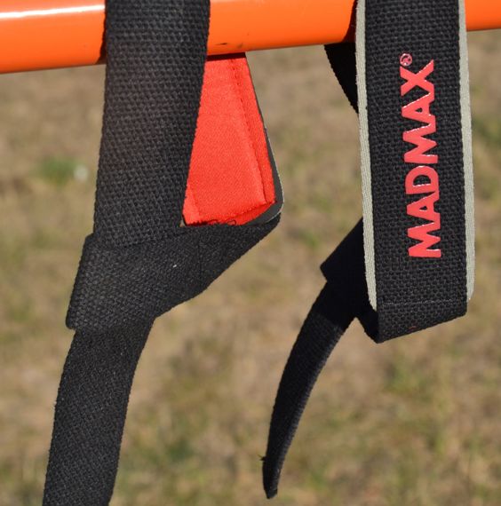 Лямки для тяги MadMax MFA-267 PWR Straps Black/Grey/Red | Зображення 7