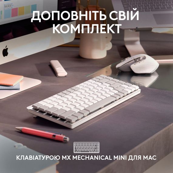 Мишка Logitech MX Master 3S For Mac Performance Wireless Pale Grey (910-006572) | Зображення 8