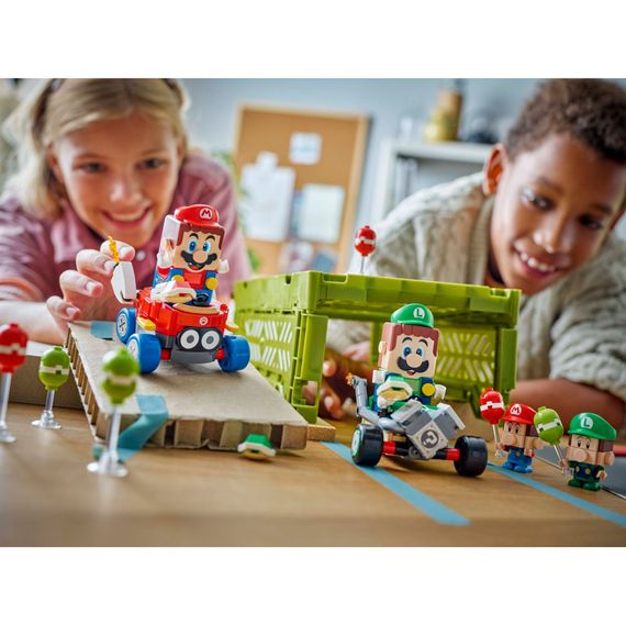 Конструктор LEGO Super Mario Mario Kart – Baby Mario vs. Baby Luigi (72034) | Зображення 8