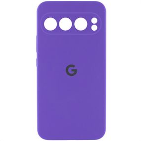 Чехол Silicone Cover Lakshmi Full Camera (AAA) with Logo для Google Pixel 9 Pro Фиолетовый / Amethyst