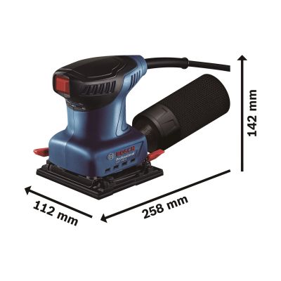 Шлифовальная машина Bosch GSS 140 A 220Вт, платформа 101х112, 28000 цв/мин, 1.1кг (0.601.2A8.021) | Зображення 2