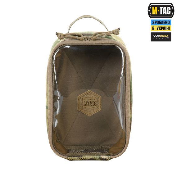 Прозорий утилітарний органайзер M-Tac Elite Small Gen.II, Мультикам | Зображення 1