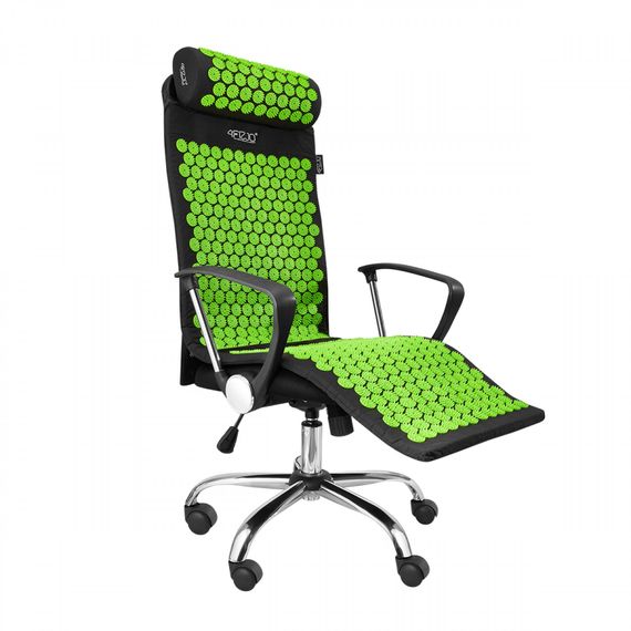 Килимок акупунктурний 4FIZJO Аплікатор Кузнєцова з валиком 128 x 48 см Black/Green 4FJ0048 (P-5907222931769) | Зображення 4