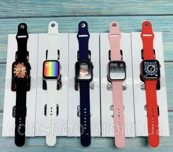 Розовые Смарт-часы Smart Watch 6 T500 | Зображення 1