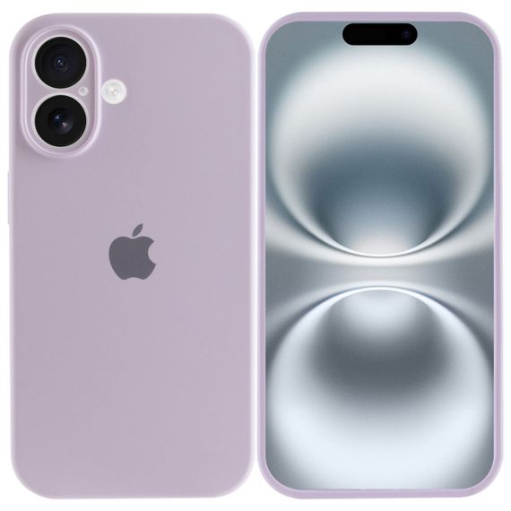 Чехол Silicone Case Full Camera Protective (AA) для Apple iPhone 16 Plus (6.7") Сиреневый / Lilac | Зображення 1