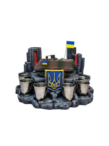Штоф "М113" декоративна підставка для алкоголю, тематичний Міні Бар | Зображення 1