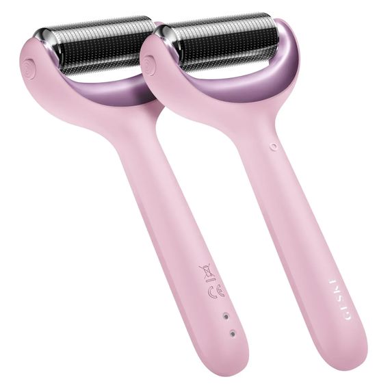 Ролик для игловой мезотерапии лица и тела GESKE MicroNeedle Face&Body Roller 9в1 turquoise, Розовый | Зображення 5