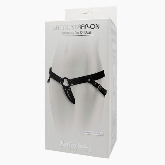Джинсовые трусики для страпона Adrien Lastic - Lastic Strap-on | Зображення 1