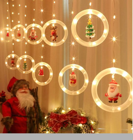 Xmas штора з кільцями та фігурами 3м*70см Біла XPRO (47705-8181_322)