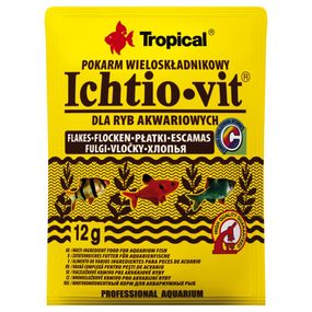 Корм Tropical Ichtio-Vit для всіх акваріумних риб пластівці 12 г