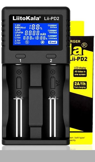 Універсальний зарядний пристрій з підтримкою різних типів акумуляторів LiitoKala Lii-PD2 (46675-LiitoKala Lii-PD2_428)