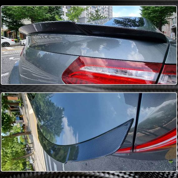 Спойлер V6 (Карбон) для Mercedes E-class coupe C238 2016-2024 рр | Зображення 4