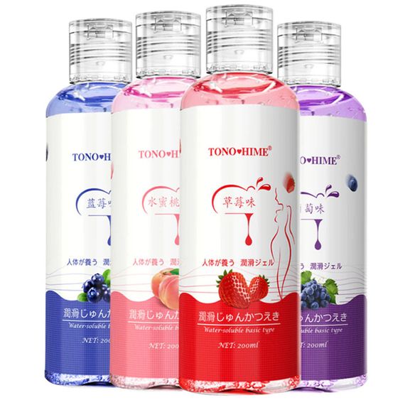 Їстівний інтимний гель Tono Hime зі смаком чорниці 200 ml | Зображення 5