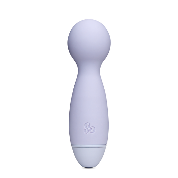 Міні вібратор Pearl Mini Massaging Wand для стимуляції та масажу, блакитний, So Divine (Велика Британія) sexstyle
