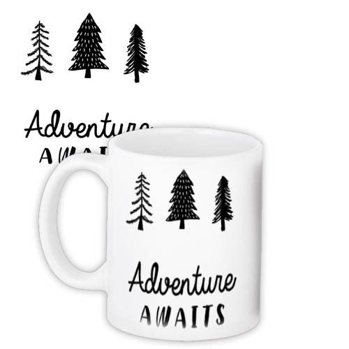 Кружка с принтом Adventure awaits 330 мл (KR_22NG049)