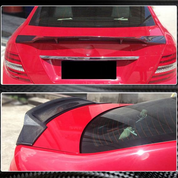 Спойлер SD V7 (Карбон) для Mercedes C-class W204 2007-2015 рр | Зображення 4