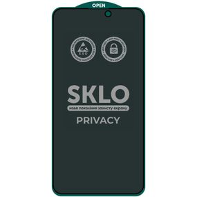 Захисне скло SKLO 5D Privacy (тех.пак) для Apple iPhone 17 Pro Max (6.9") Чорний