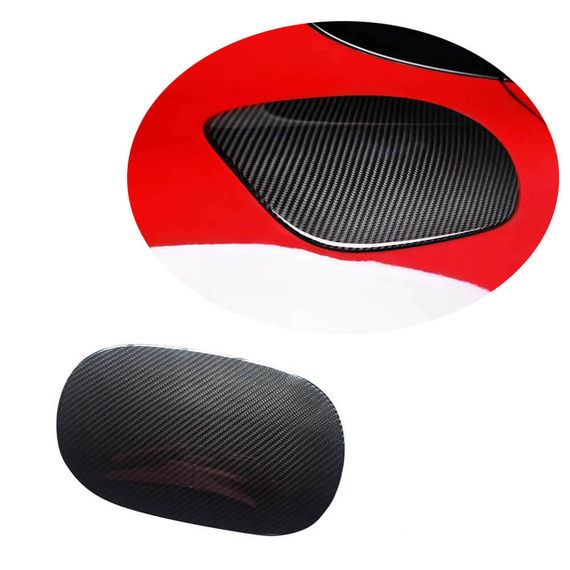 Накладка на люк бензобака (2016-2020, Карбон) для Porsche Panamera рр