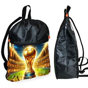 Рюкзак-мешок для школы с футбольный кубок детская сумка для обуви и спортивной одежды (01472)