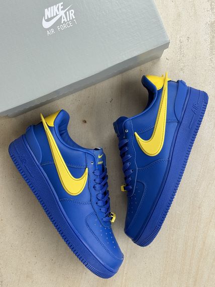 Кросівки Air Force 1 Low x AMBUSH Blue Yellow / аir форсе весна / літо / осінь 0249 41 26 | Зображення 4