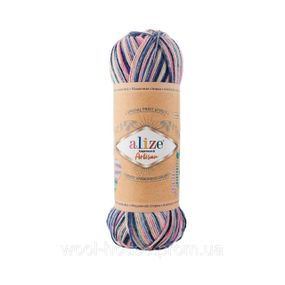 Шкарпеткова пряжа Alize Artisan Superwash, 9004