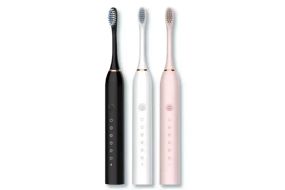 Електрична зубна щітка Sonic Toothbrush Х-3 ультразвукова акумуляторна 4 змінні насадки в комплекті