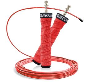 Скакалка швидкісна на підшипниках PowerPlay 4208 Fitness Jump Rope Червона 3 м (PP_4208_Red)