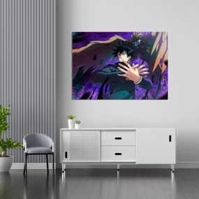 Плакат-постер з принтом Кавун Jujutsu Kaisen Магічна битва Fushiguro Megumi Фушигуро Мегумі шикігамі 1 А2 ПЛ000759(А2)