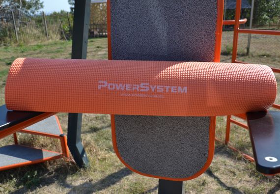 Килимок для йоги та фітнесу Power System PS-4014 PVC Fitness-Yoga Mat Orange (173x61x0.6) | Зображення 9