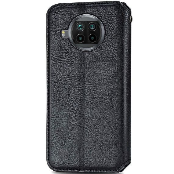 Шкіряний чохол-книжка GETMAN Cubic (PU) для Xiaomi Mi 10T Lite / Redmi Note 9 Pro 5G Чорний | Зображення 1