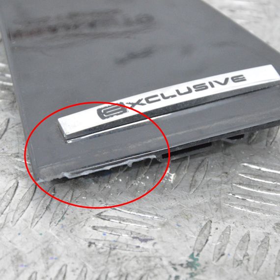 Накладка дверей лівих зад Citroen C4 Picasso Exclusive 2006-2013 Молдинг трикутник Сітроен ц4 Пікассо кутик | Зображення 3