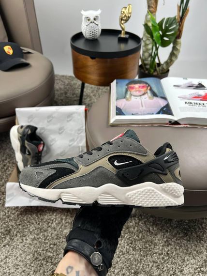 Кросівки Air Huarache Grey Black (шкіра , текстиль) весна / літо / осінь | Зображення 4