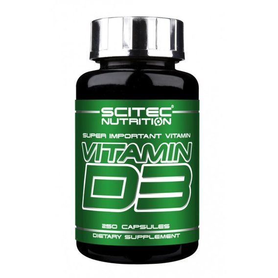 Витамин D для спорта Scitec Nutrition Vitamin D3 250 Caps