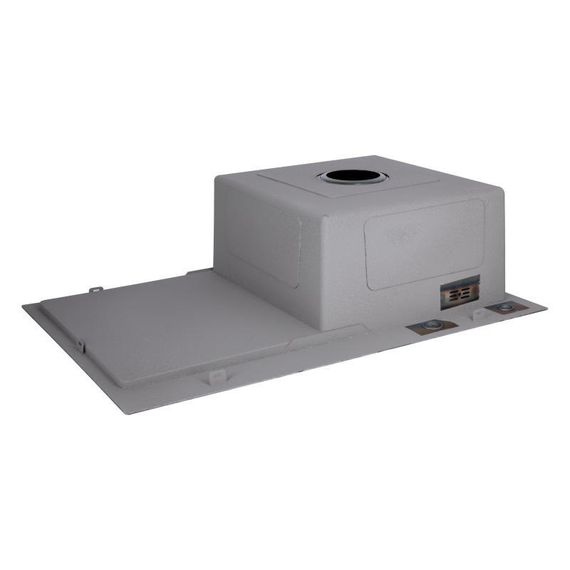 Мийка для кухні інтегрована Lidz Handmade H7849BL крило зліва Brushed Black PVD 3,0/1,0 мм LDH7849BLPVD43624 | Зображення 4