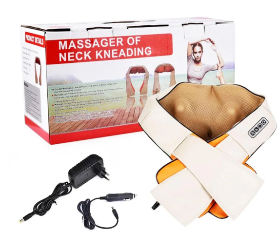 Роликовий масажер для спини і шиї Massager of Neck Kneading | Зображення 5