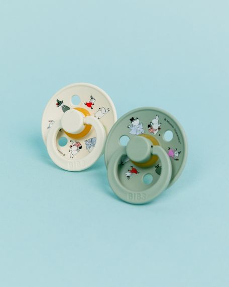 Пустушка Bibs x Moomin Colour кругла 0-6 міс 2 шт в уп. | Зображення 2