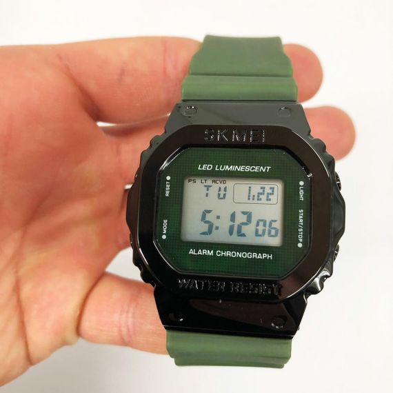 Годинник наручний чоловічий SKMEI 1851AG, годинник наручний електронний тактичний, протиударний годинник | Зображення 5
