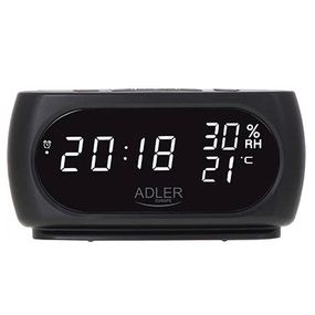 Настільний цифровий годинник з підсвічуванням Adler, Годинник з підсвічуванням і термометром RX-43