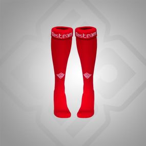 Гетры BestTeam Club Plus SS-20214 (красные)