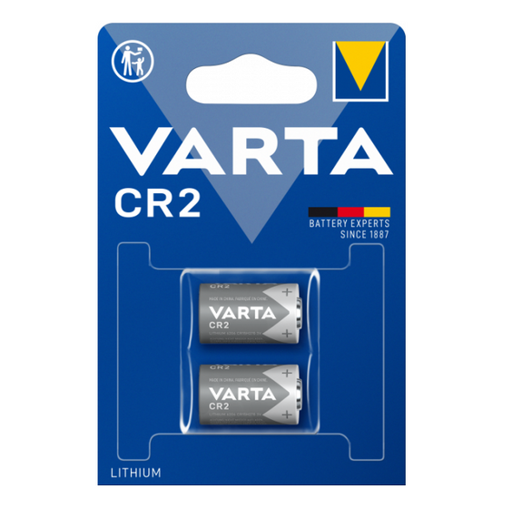 Батарейка CR2 (бл-2шт) VARTA